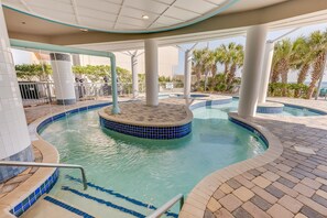 Indoor pool, a heated pool