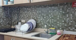Condo, 1 Bedroom, Private Pool, City View | Interior - Adria's Home in sta Mesa (Manila)