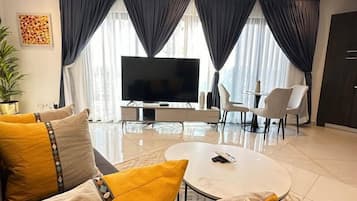 Luxury Apartment, 1 Bedroom, Non Smoking | Living area