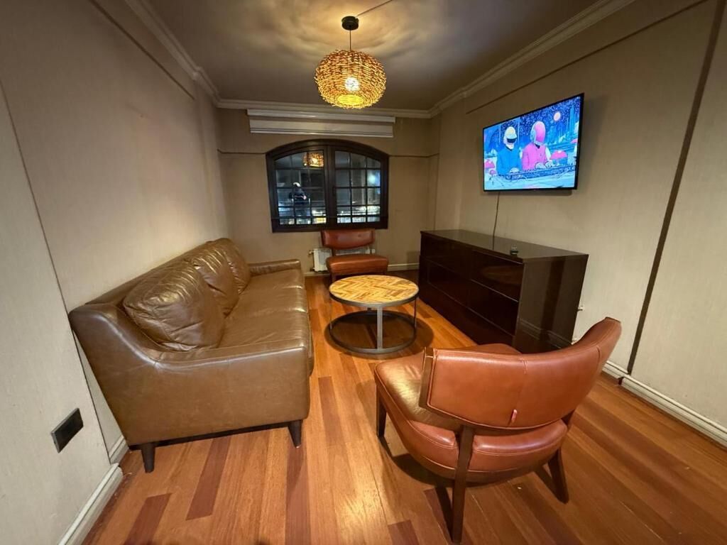 Standard Apartment, Private Bathroom, City View | Living area | 42-inch flat-screen TV with digital channels