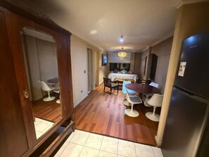 Family Apartment, Private Bathroom, City View | Living area