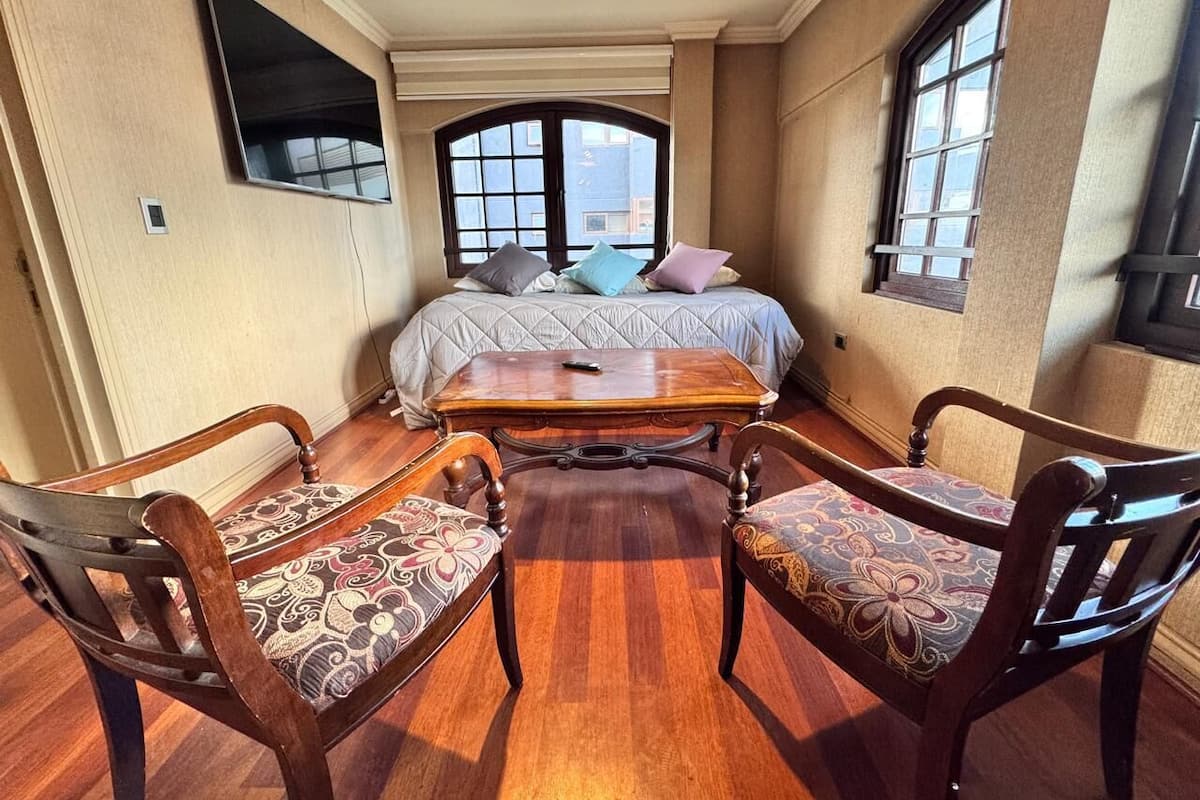 Family Apartment, Private Bathroom, City View | Laptop workspace, free WiFi