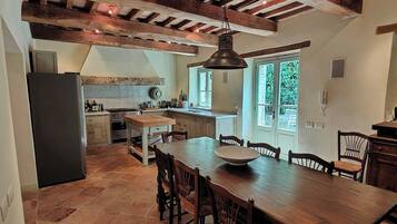 Villa, 5 Bedrooms, Private Pool, Garden View | Dining room