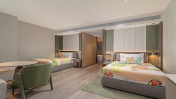 Premium bedding, down duvets, Select Comfort beds, minibar