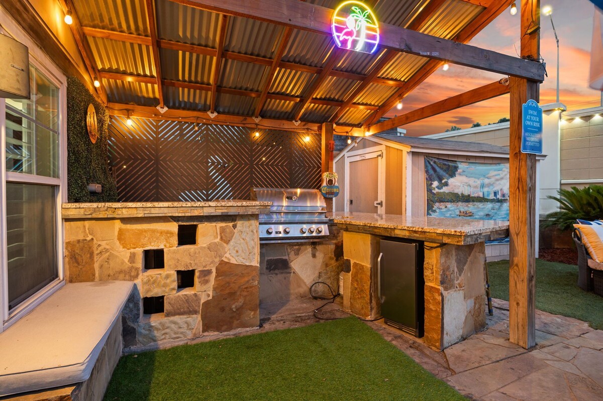 Photo 27 of ATX Oasis! 3-Story Home w/ Heated Pool, Spa & Outdoor Fun - Close to downtown