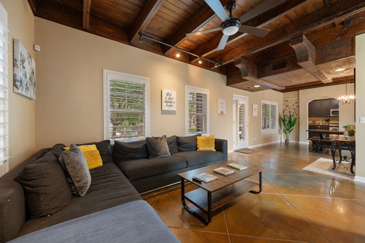 Photo 7 of ATX Oasis! 3-Story Home w/ Heated Pool, Spa & Outdoor Fun - Close to downtown