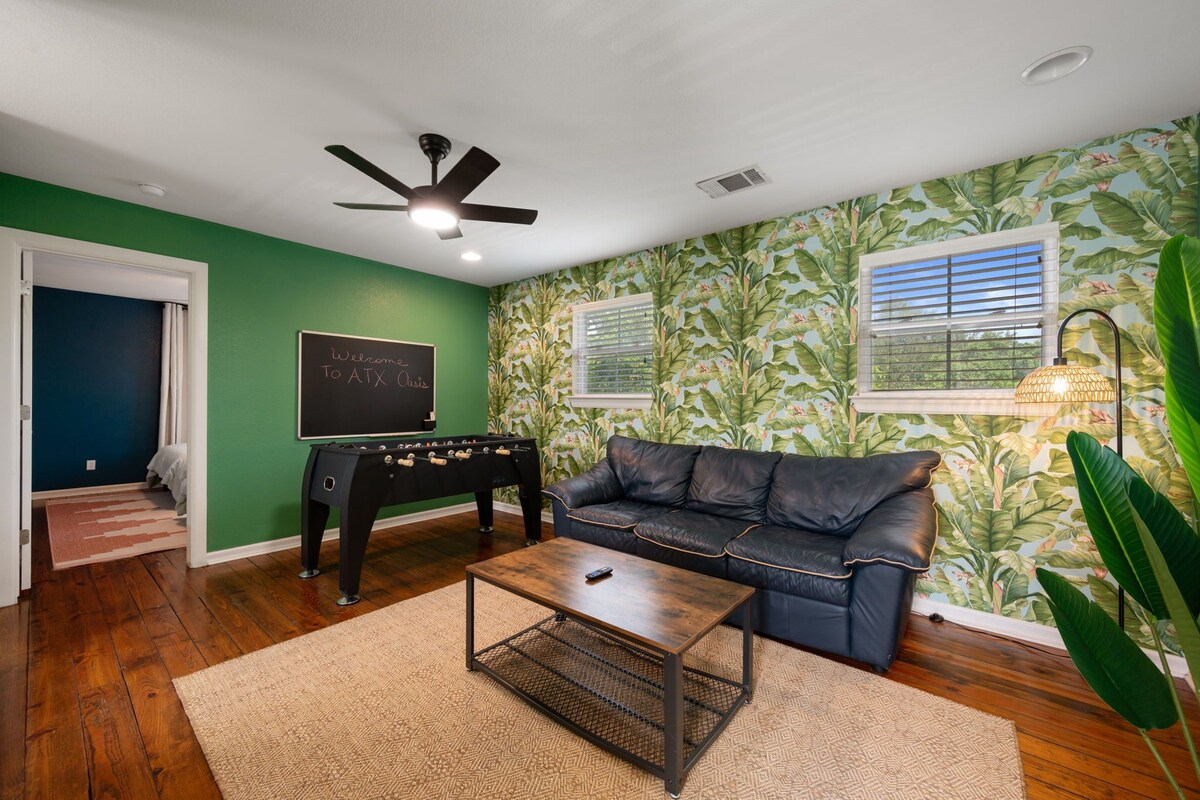 Photo 14 of ATX Oasis! 3-Story Home w/ Heated Pool, Spa & Outdoor Fun - Close to downtown