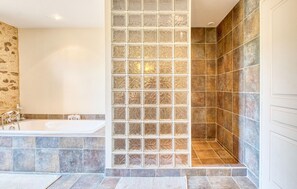 Shower, hair dryer