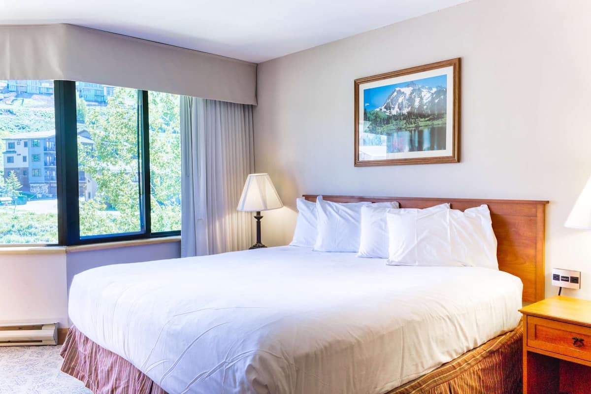 Down comforters, iron/ironing board, free WiFi, bed sheets