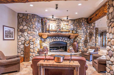 Sala de estar en el lobby