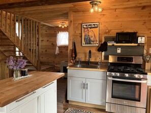 Microwave, oven, stovetop