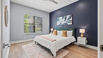 2 bedrooms, desk, free WiFi, bed sheets