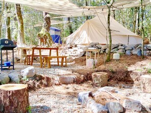 Outdoor dining - Glamping Premium Japi Japi Japi (Omitlán de Juárez)