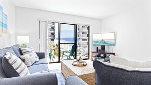 Smart TV - Coastal Comfort Steps from Cocoa Beach Pier W/ Heated Pool, BBQ Grills & Private Balcony (Cocoa Beach)