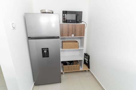 Apartemen Deluks, pemandangan kota | Dapur pribadi