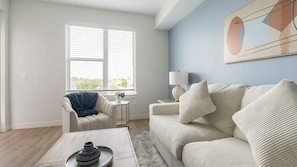 Apartment, 1 Bedroom | Living area | TV