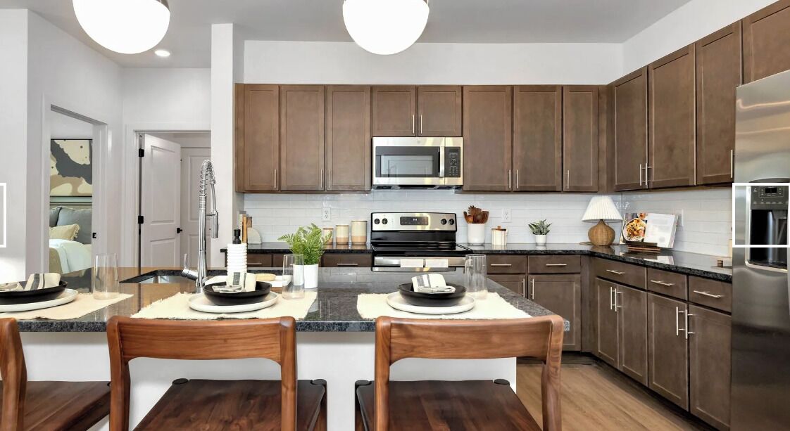 Departamento, 2 habitaciones (QueenBed) | Cocina privada | Refrigerador con congelador, microondas, horno y parrilla de estufa 