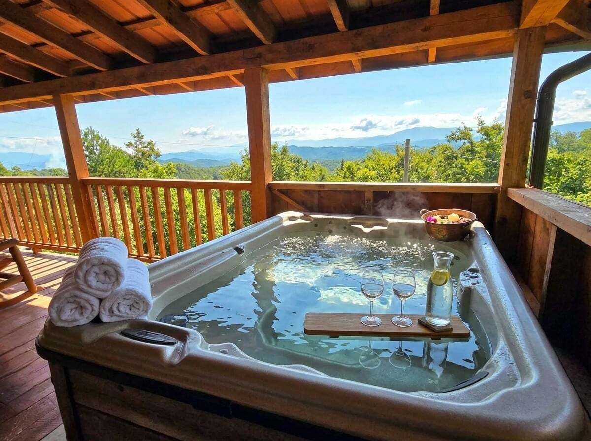 Baignoire à remous extérieure