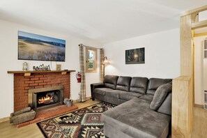 Smart TV, chimenea