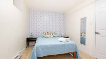 1 bedroom, iron/ironing board, travel crib, free WiFi