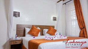 Executive Single Room, Garden View | Free WiFi, bed sheets - The Lukenya Getaway (Athi River)