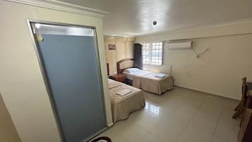 Desk, rollaway beds, free WiFi, bed sheets