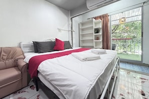 Kamar Quadruple | Setrika/meja setrika, Wi-Fi gratis, dan seprai linen