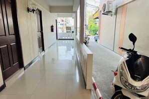 Interior entrance