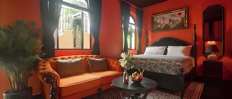 Luxury Double Room, Pool View | Minibar, desk, laptop workspace, free WiFi