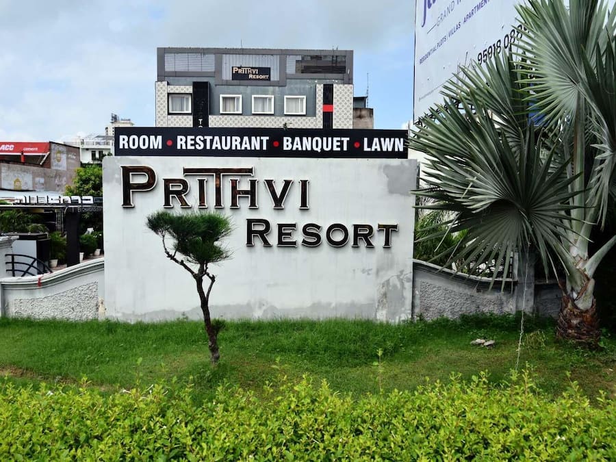 Majoituspaikan sisäänkäynti