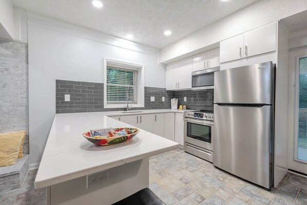 Microwave, oven, stovetop