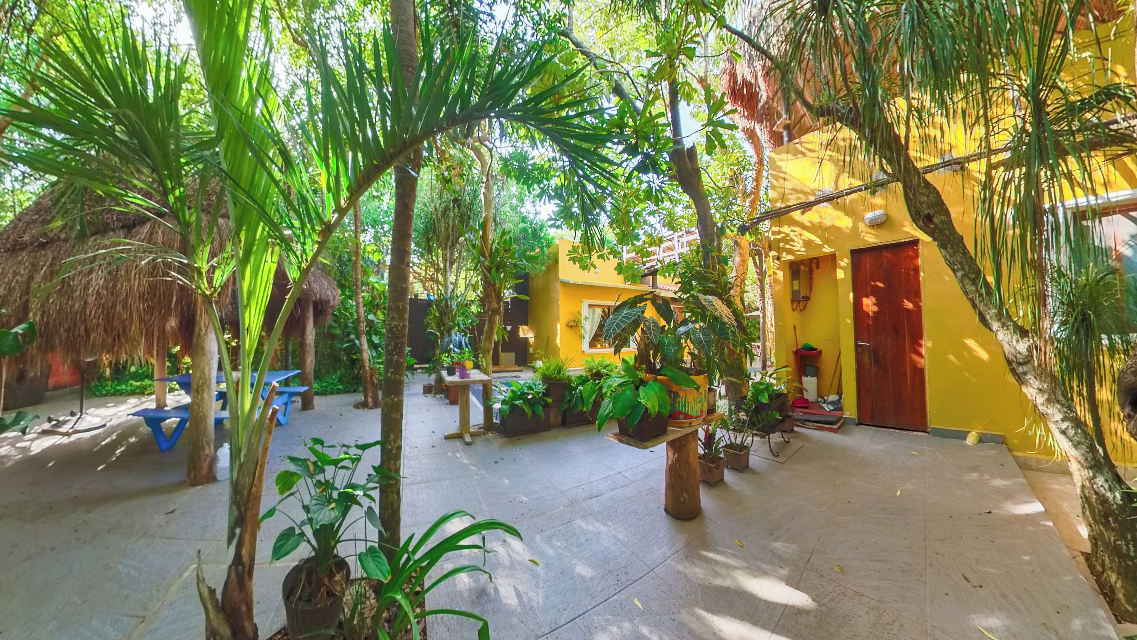 Villa superior, patio, vista al jardín | Terraza o patio