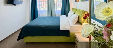 1 chambre, fer et planche Ă repasser, Wi-Fi, literie fournie