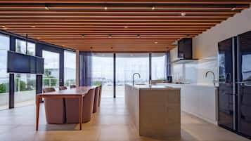 别墅, 阳台, 海景 | 起居区