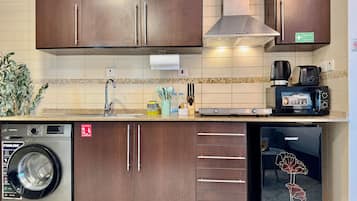 Apartament Deluxe, balcó, vistes a la ciutat | Microones