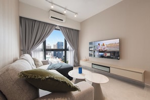 Luxury-Suite, 2 Schlafzimmer, Küche, Stadtblick