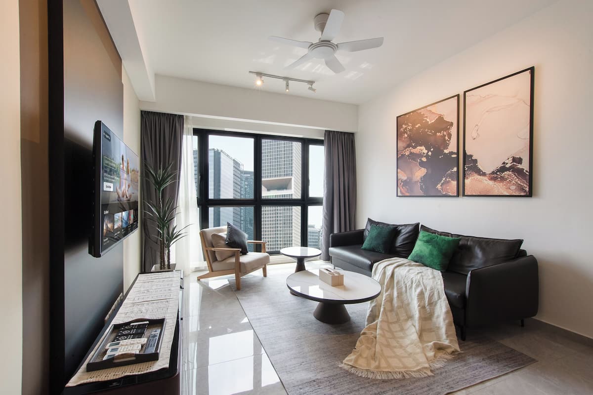 Superior-Suite, 2 Schlafzimmer, Küche, Stadtblick