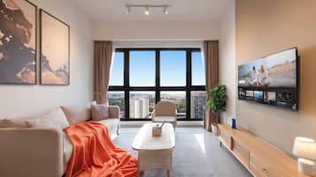 Basic Suite, 2 Bedrooms, Kitchen, City View | Blackout curtains, soundproofing, free WiFi