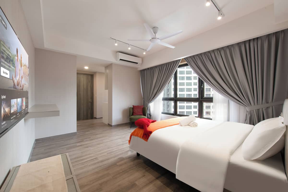 Luxury-Suite, 2 Schlafzimmer, Küche, Stadtblick