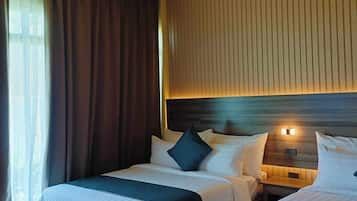 Kamar Twin Deluks, patio, pemandangan pantai | Wi-Fi gratis