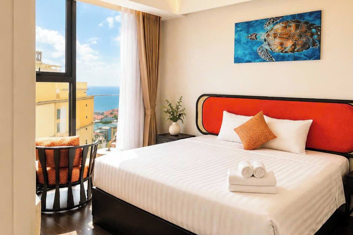 Family Apartment, 2 Bedrooms, Tower | Laptop workspace, blackout curtains, soundproofing, iron/ironing board