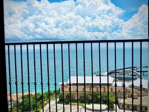 Apartament familiar, 2 dormitoris, vistes al mar | Terrassa o pati