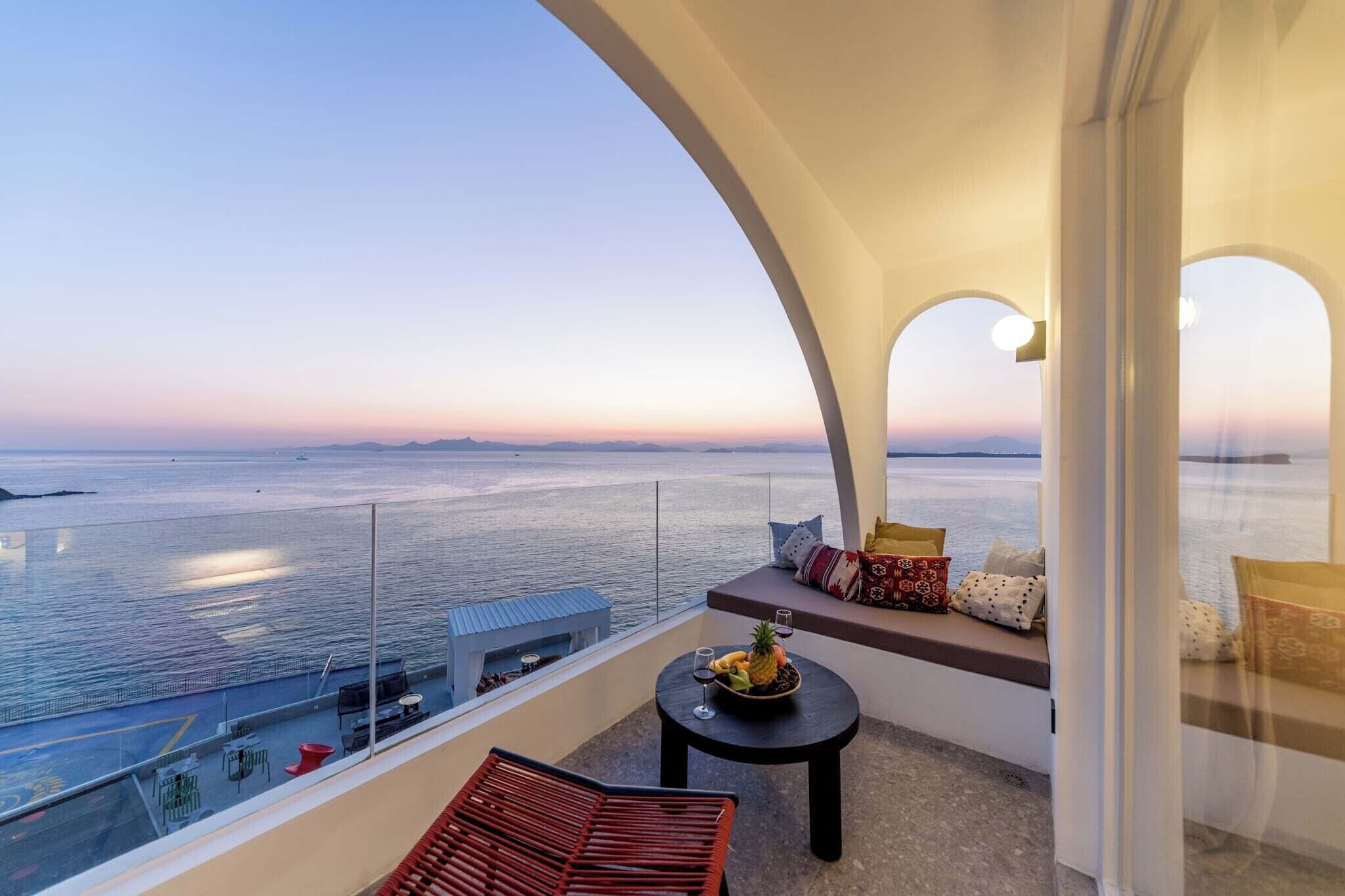 Luxury Double Room, Sea View | Terrace/patio