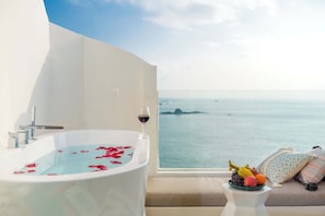Chambre Double Ville, vue mer | Vue de la chambre