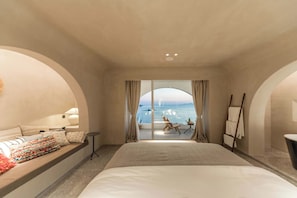 Premium bedding, minibar, individually decorated, individually furnished - Miyue shenzhen Santorini Sea View Resort (Shenzhen)