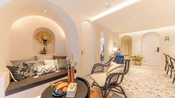 Sala de estar en el lobby
