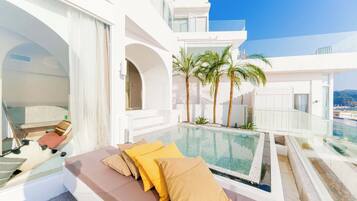 Premier Double Room, Sea View | Terrace/patio