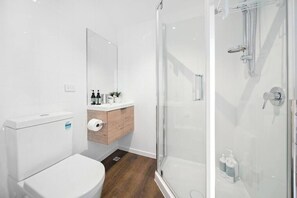 Shower, hair dryer