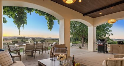 Wine Country Escape w/ Views + Wine Cellar & Gym | Caterina Dusi Vineyard