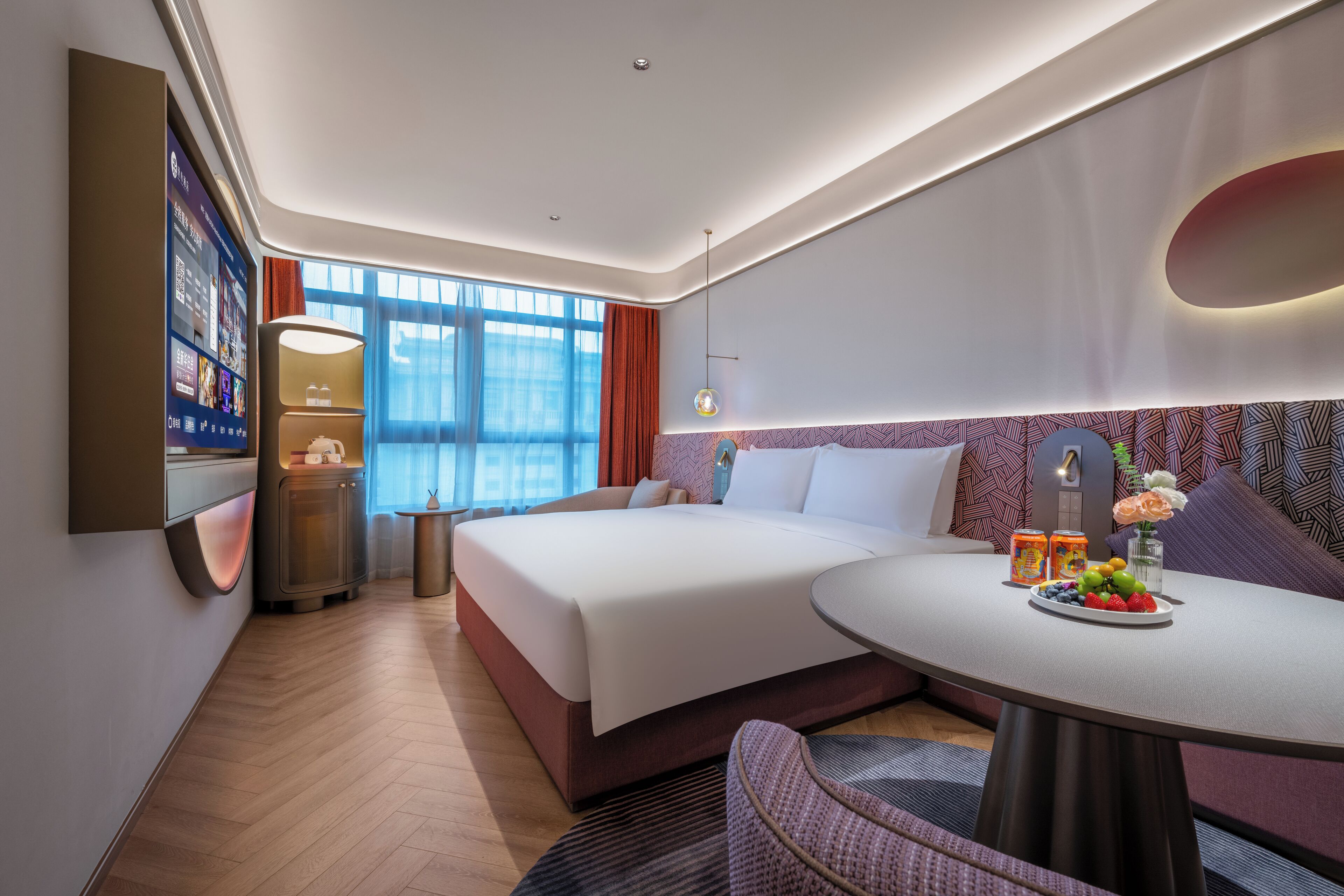 Rom – superior | Dundyner, minibar (inkludert), blendingsgardiner og strykejern/-brett